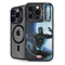 Marvel Black Panther Jumping Through Air iPhone 15 Pro Kickstand Case