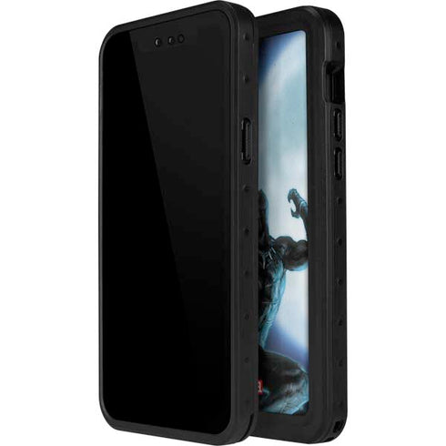 Marvel Black Panther Jumping Through Air iPhone 15 Pro Waterproof Case