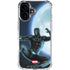 Marvel Black Panther Jumping Through Air iPhone 16 Clear Case