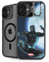 Marvel Black Panther Jumping Through Air iPhone 16 Plus Kickstand Case