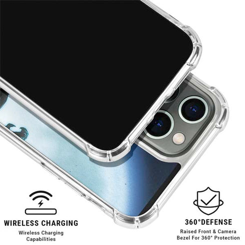 Marvel Black Panther Jumping Through Air iPhone 16 Pro Clear Case