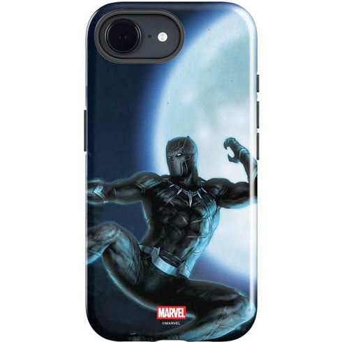 Marvel Black Panther Jumping Through Air iPhone 16e Impact Case
