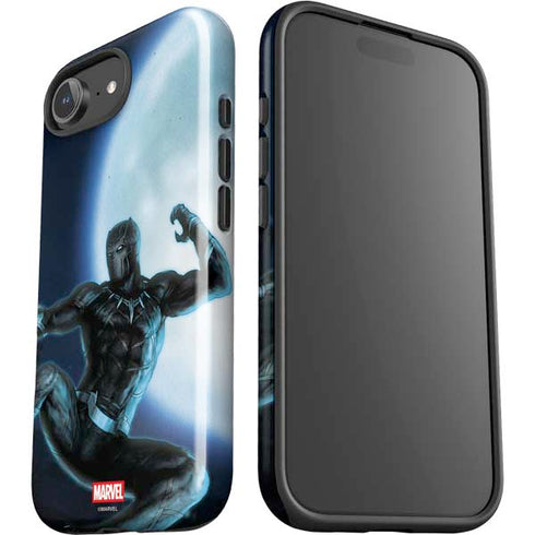 Marvel Black Panther Jumping Through Air iPhone 16e Impact Case