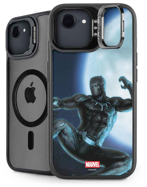 Marvel Black Panther Jumping Through Air iPhone 16e Kickstand Case