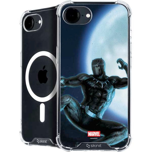 Marvel Black Panther Jumping Through Air iPhone 16e MagSafe Case