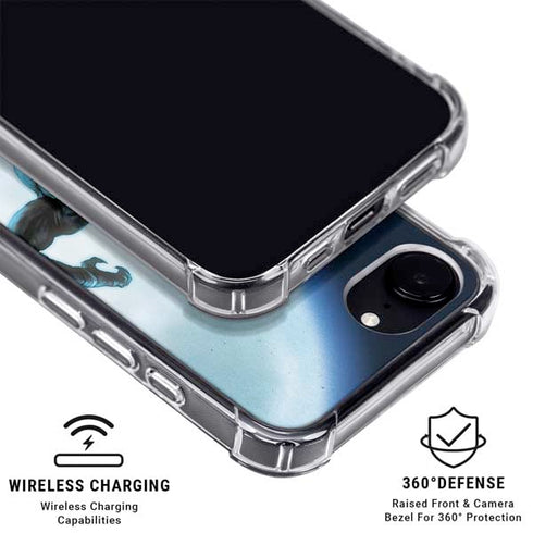 Marvel Black Panther Jumping Through Air iPhone 16e MagSafe Case