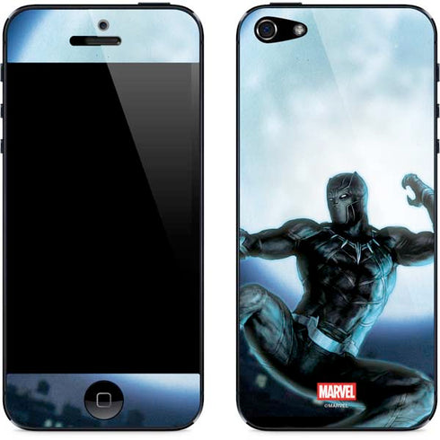 Marvel Black Panther Jumping Through Air iPhone 5/5s/5SE Skin