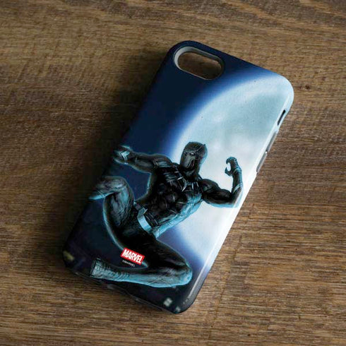 Marvel Black Panther Jumping Through Air iPhone 8 Pro Case