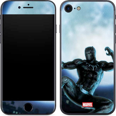 Marvel Black Panther Jumping Through Air iPhone 8 Skin
