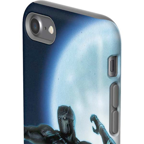 Marvel Black Panther Jumping Through Air iPhone SE (2nd & 3rd Gen) Pro Case