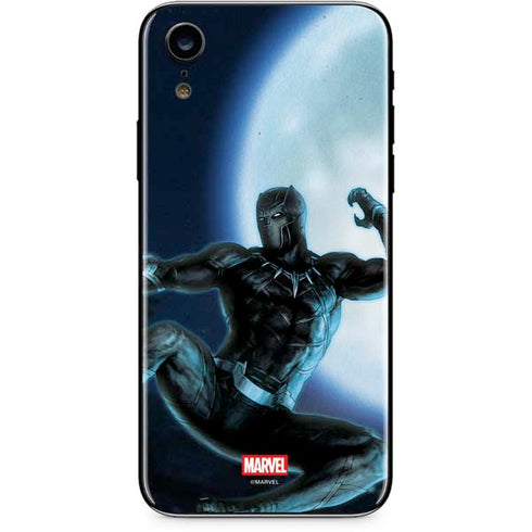 Marvel Black Panther Jumping Through Air iPhone XR Skin