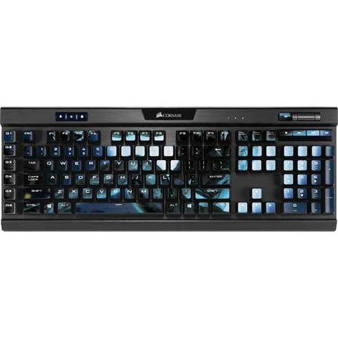 Marvel Black Panther Jumping Through Air K95 RGB PLATINUM Mechanical Gaming Keyboard Skin