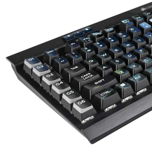 Marvel Black Panther Jumping Through Air K95 RGB PLATINUM Mechanical Gaming Keyboard Skin