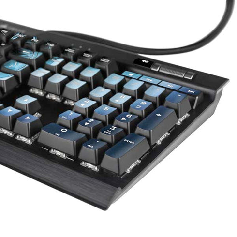 Marvel Black Panther Jumping Through Air K95 RGB PLATINUM Mechanical Gaming Keyboard Skin