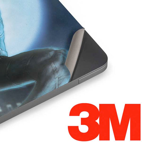 Marvel Black Panther Jumping Through Air Apple MacBook Air Skin