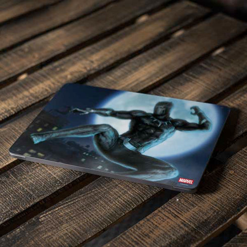 Marvel Black Panther Jumping Through Air Apple MacBook Air Skin