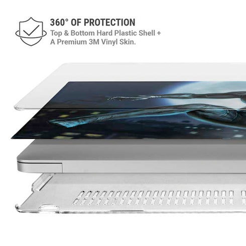Marvel Black Panther Jumping Through Air MacBook Pro 13in (2020) Case plus Skin