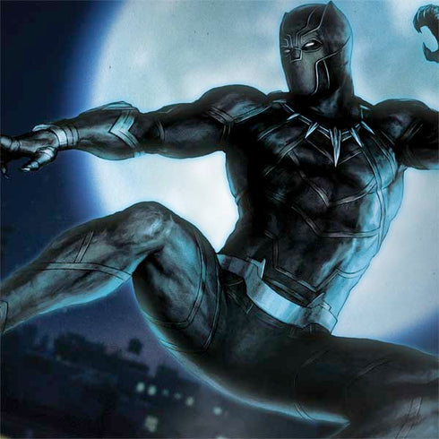 Marvel Black Panther Jumping Through Air MacBook Skins