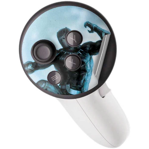 Marvel Black Panther Jumping Through Air Meta Quest 3S Skin