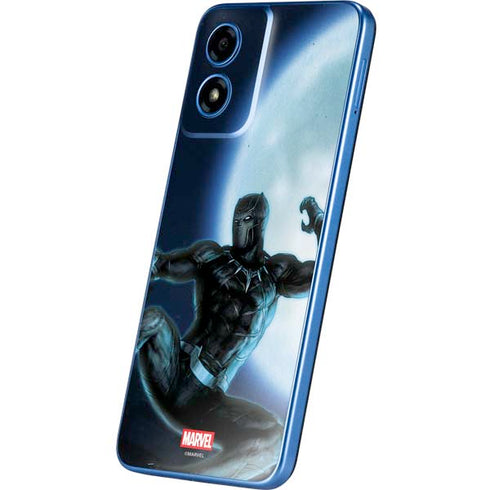Marvel Black Panther Jumping Through Air Moto G Play 4G (2024) Skin