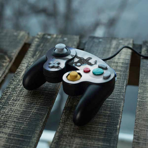 Marvel Black Panther Jumping Through Air Nintendo GameCube Controller Skin