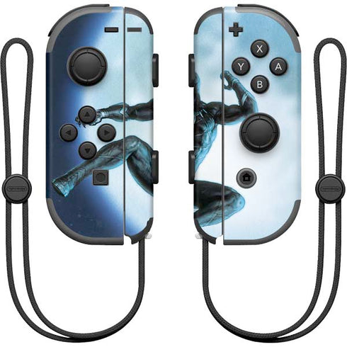 Marvel Black Panther Jumping Through Air Nintendo Skins