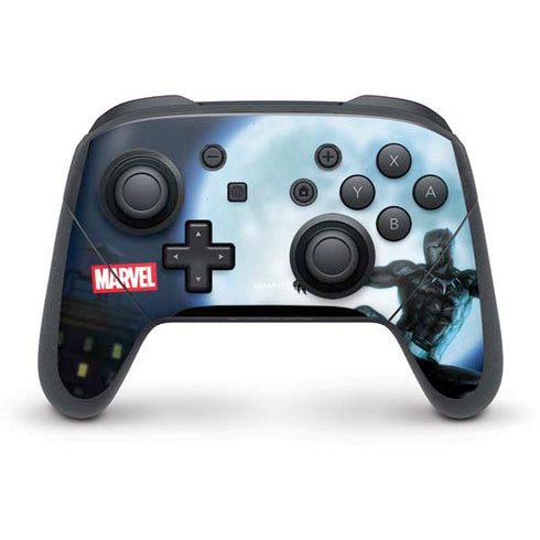 Marvel Black Panther Jumping Through Air Nintendo Skins