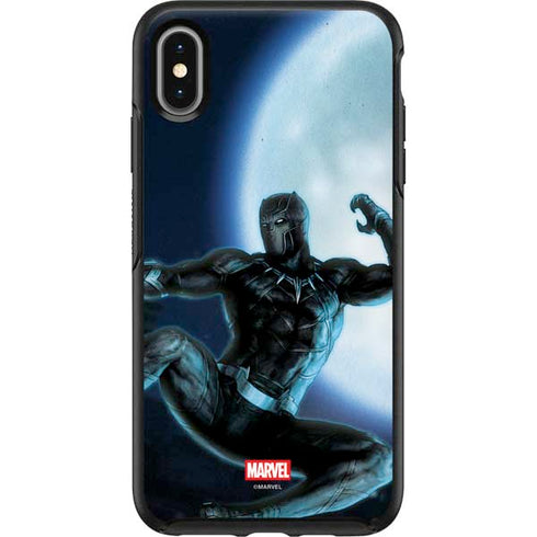 Marvel Black Panther Jumping Through Air Otterbox Symmetry iPhone Skin