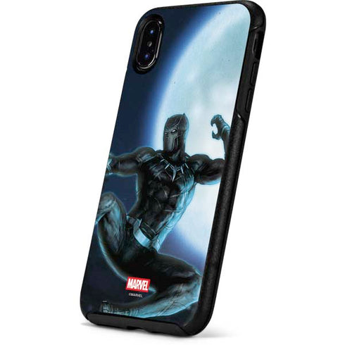 Marvel Black Panther Jumping Through Air Otterbox Symmetry iPhone Skin