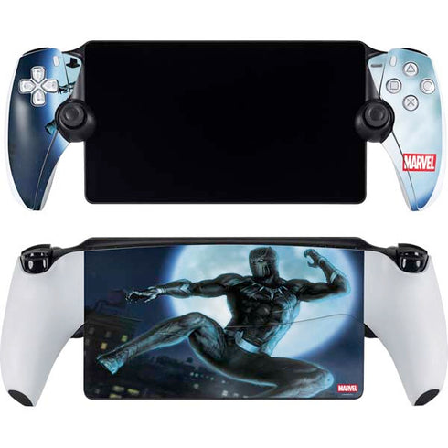 Marvel Black Panther Jumping Through Air PlayStation Portal Remote Player Skin