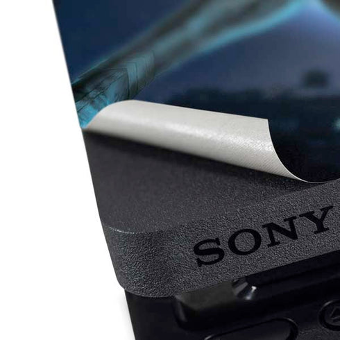 Marvel Black Panther Jumping Through Air PS4 Pro Console Skin