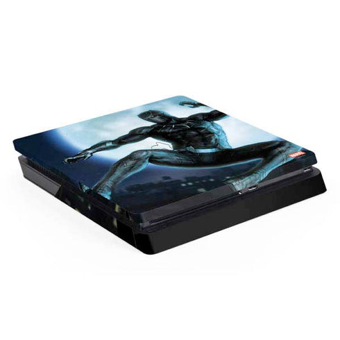 Marvel Black Panther Jumping Through Air PS4 Slim Skin