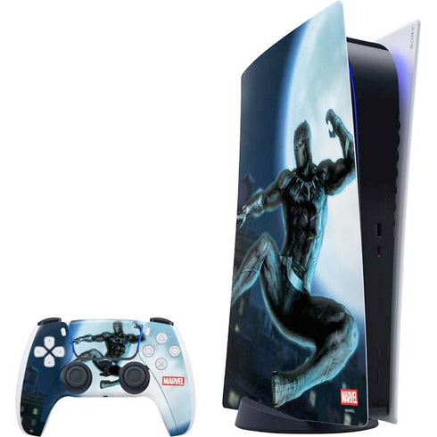 Marvel Black Panther Jumping Through Air PlayStation PS5 Skins