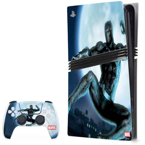Marvel Black Panther Jumping Through Air PlayStation PS5 Skins