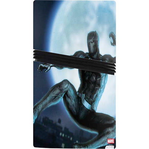Marvel Black Panther Jumping Through Air PS5 Pro Bundle Skin