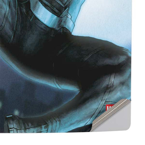 Marvel Black Panther Jumping Through Air PS5 Pro Console Skin