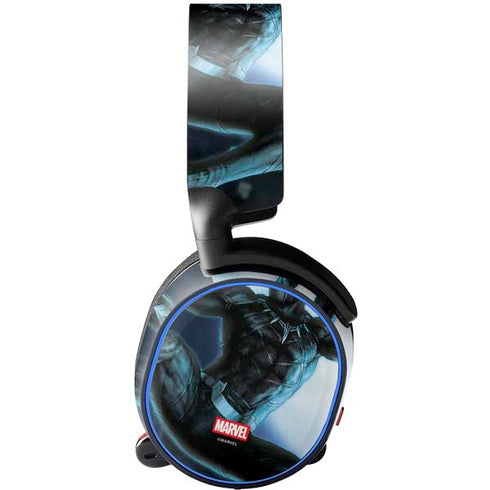 Marvel Black Panther Jumping Through Air SteelSeries Arctis 3 Skin