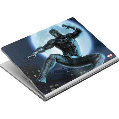 Marvel Black Panther Jumping Through Air Surface Book Skin