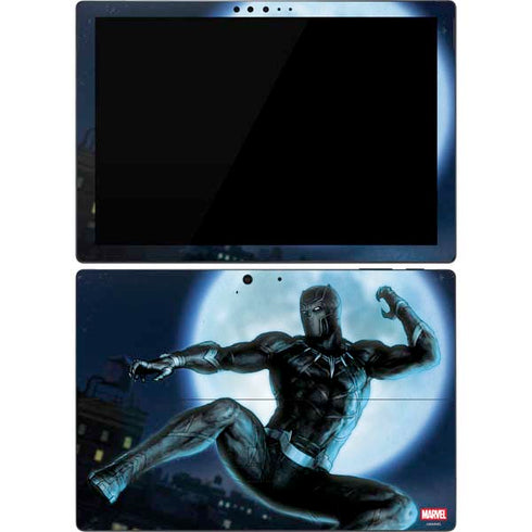 Marvel Black Panther Jumping Through Air Surface Pro 7 Skin