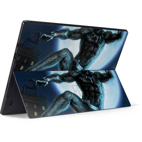 Marvel Black Panther Jumping Through Air Surface Pro 7 Skin