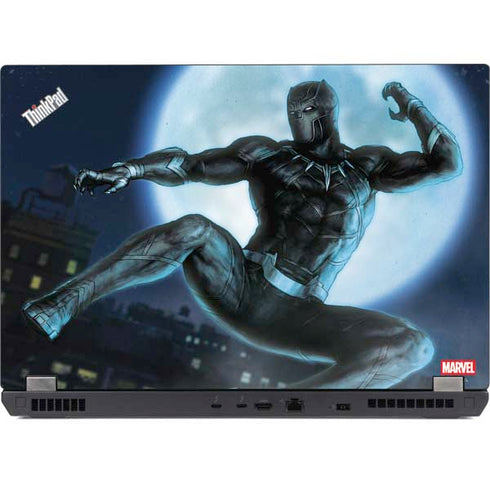 Marvel Black Panther Jumping Through Air Lenovo ThinkPad Skin