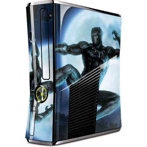 Marvel Black Panther Jumping Through Air Xbox 360 Slim (2010) Skin