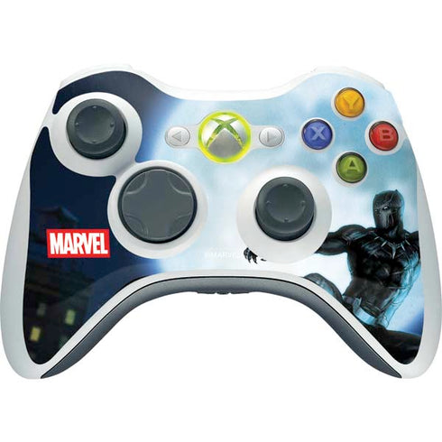 Marvel Black Panther Jumping Through Air Xbox 360 Wireless Controller Skin