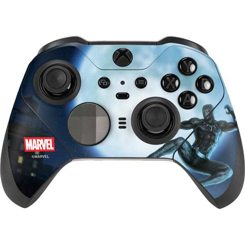 Marvel Black Panther Jumping Through Air Xbox Elite Wireless Controller Series 2 Skin