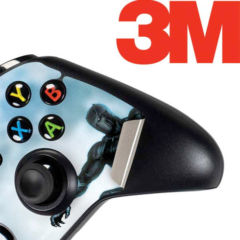 Marvel Black Panther Jumping Through Air Xbox One Controller Skin