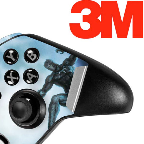 Marvel Black Panther Jumping Through Air Xbox One Elite Controller Skin