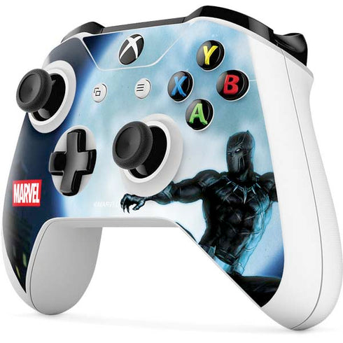 Marvel Black Panther Jumping Through Air Xbox One S Controller Skin