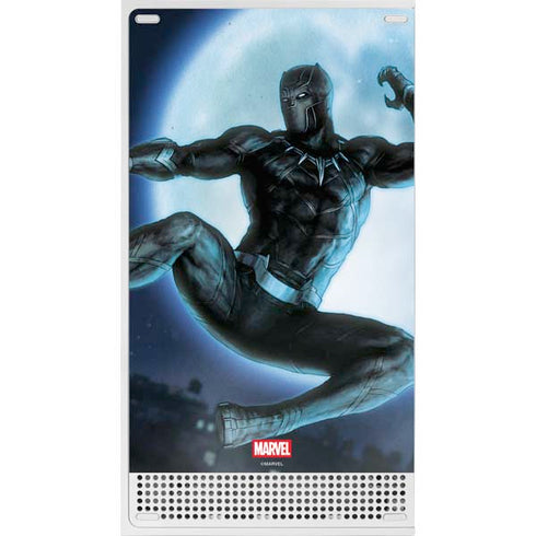 Marvel Black Panther Jumping Through Air Xbox Series S Console Skin