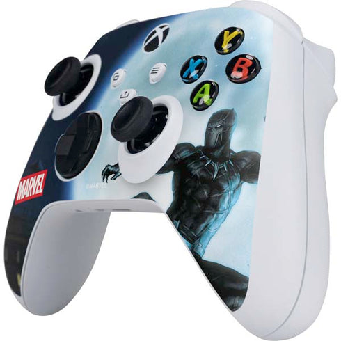 Marvel Black Panther Jumping Through Air Xbox Series S Controller Skin