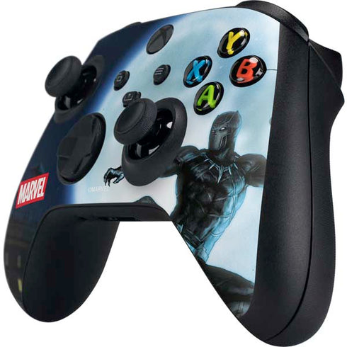 Marvel Black Panther Jumping Through Air Xbox Series X Controller Skin